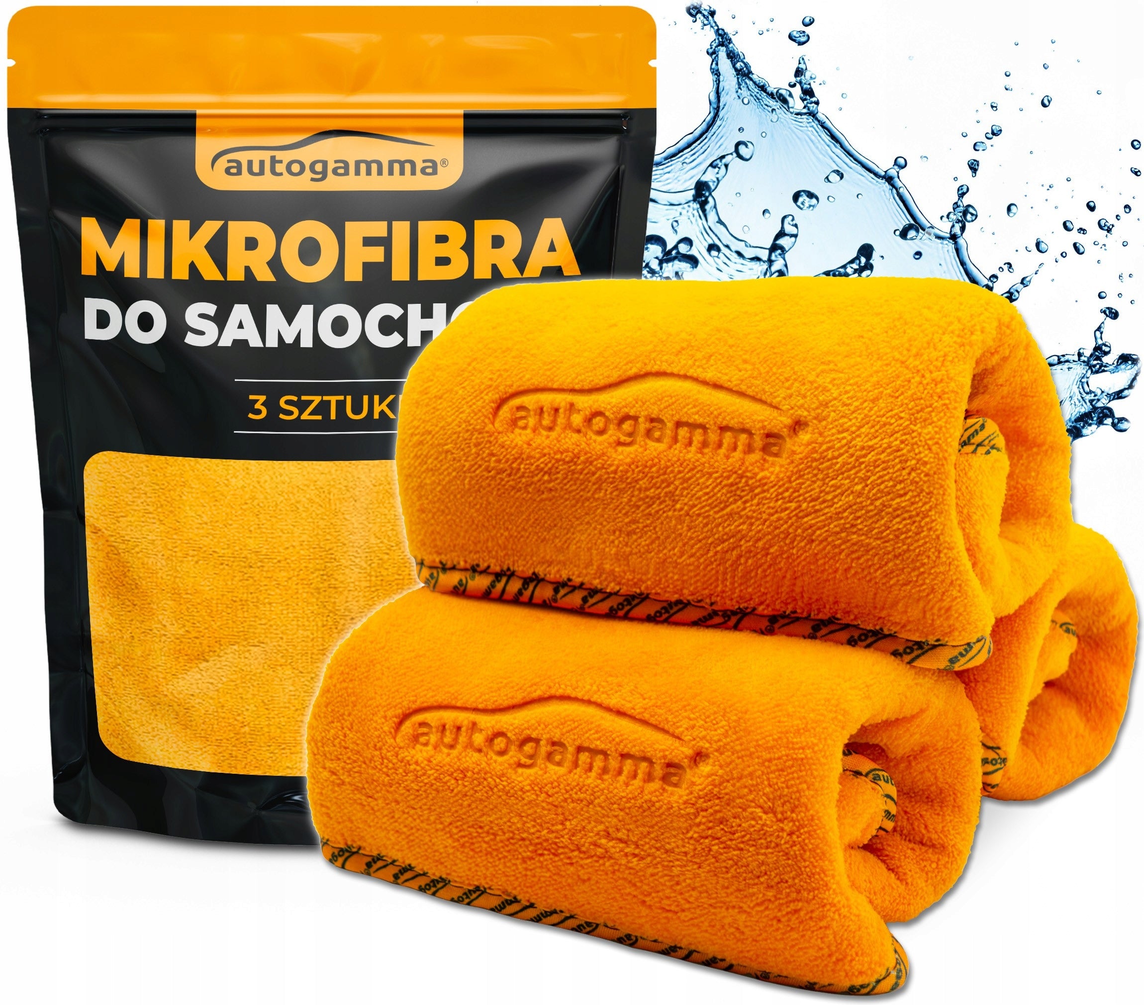 Microfiber for Car Detailing Reaching Coating Set of 3 Towels 30x30cm