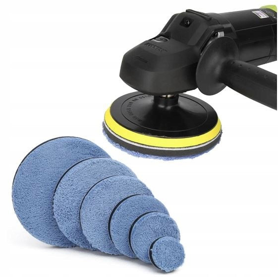 Microfiber polishing pad 125mm for reaching car polishing waxes Manufacturer no brand