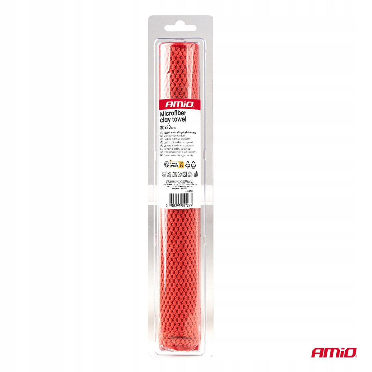 Microfiber towel for claying Amio 30x30 cm Manufacturer's catalog number 04727