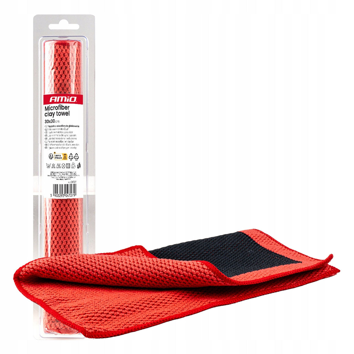 Microfiber towel for claying Amio 30x30 cm