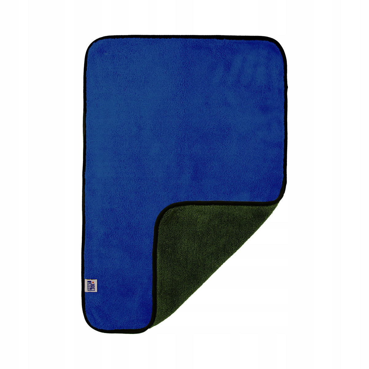 Microfiber towel for drying the car 90x60 cm Printlook navy blue 800 gsm