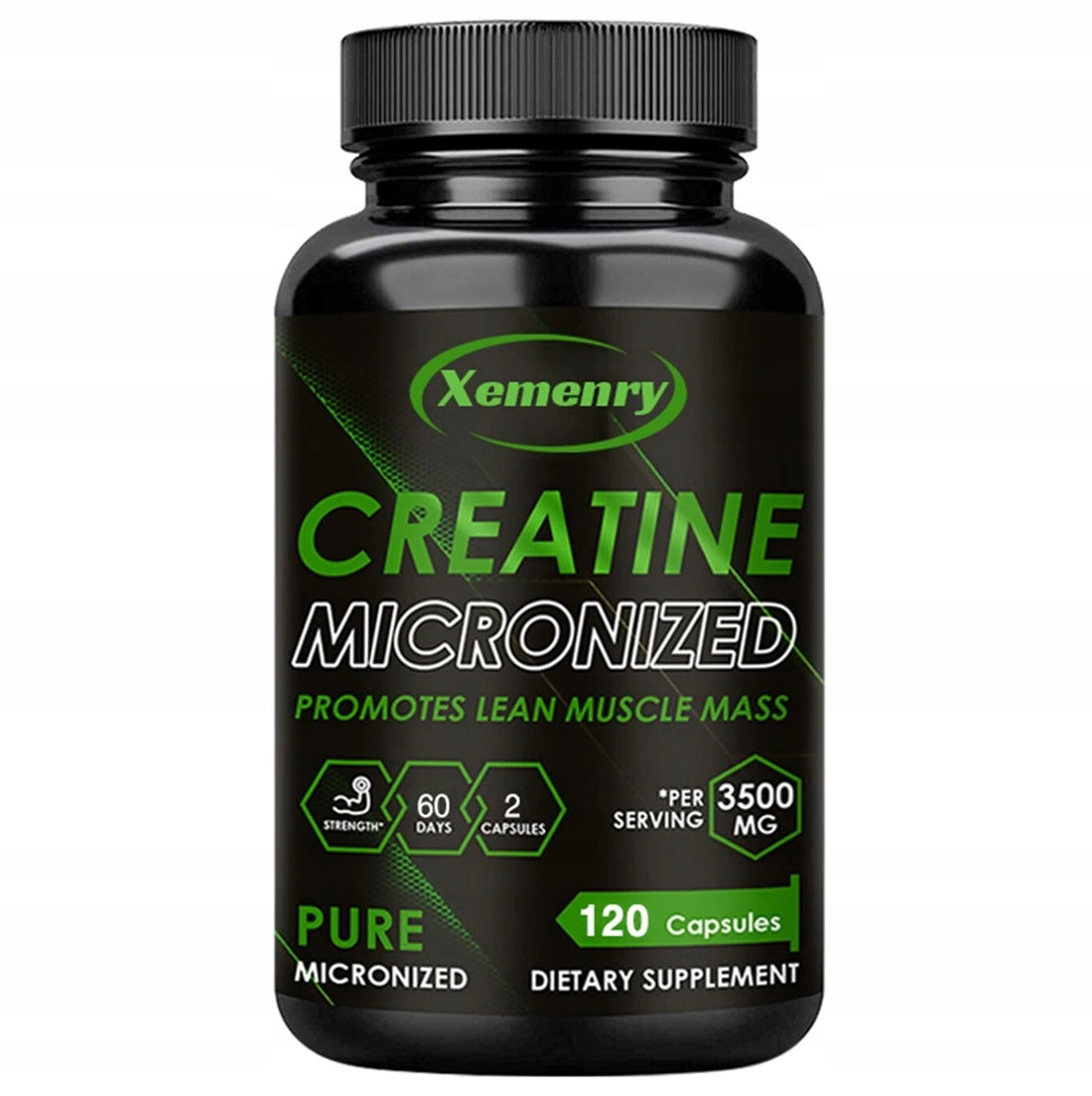 Micronized creatine capsules 3500 mg – testosterone booster for husbands