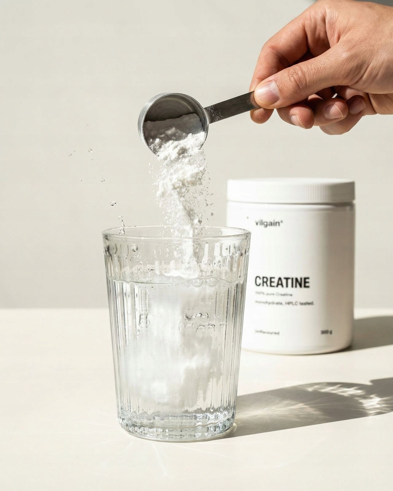 Micronized creatine monohydrate tested by HPLC 300 g Vilgain Expiration date at least six months from the date of purchase