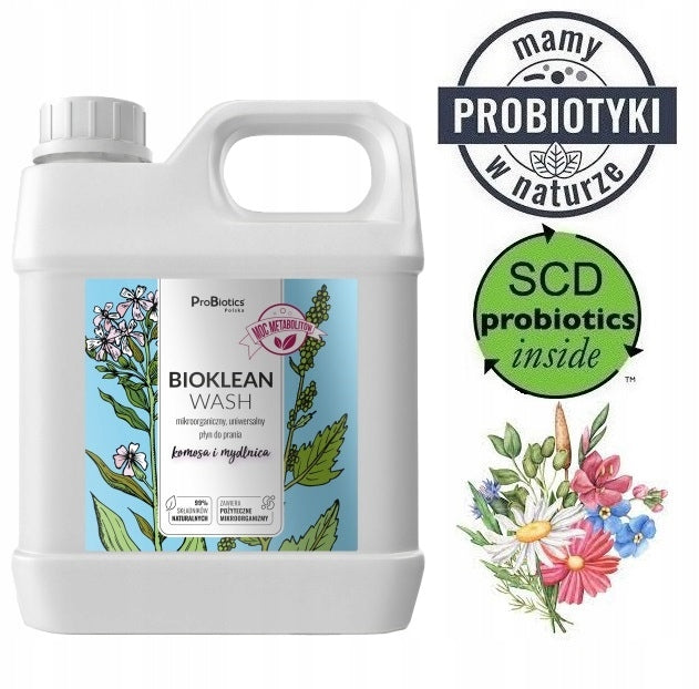 Microorganic Gentle Washing Liquid ProBiotics BioKlean Wash 2L