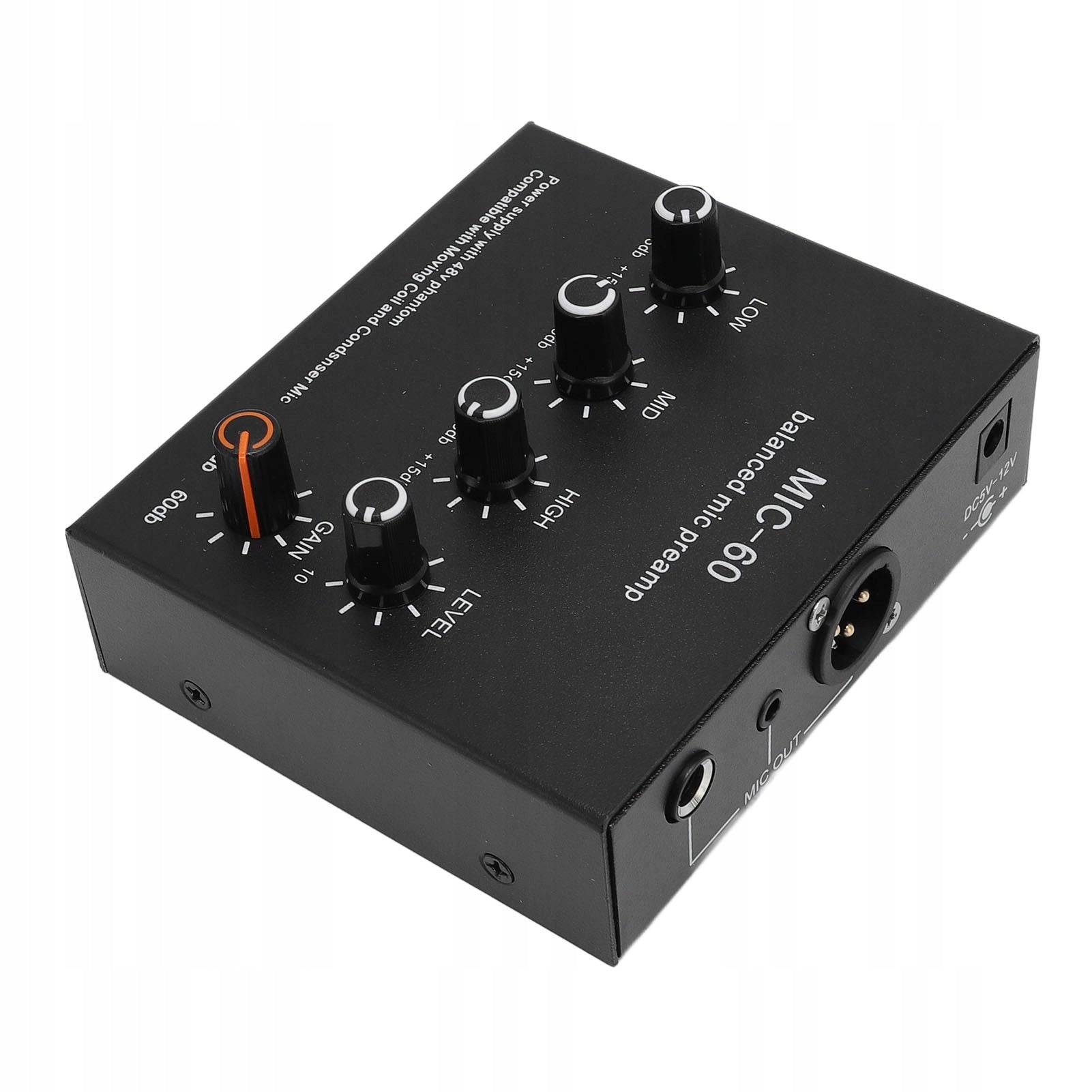 Microphone Amplifier, 48V Microphone Preamplifier for Brand no brand