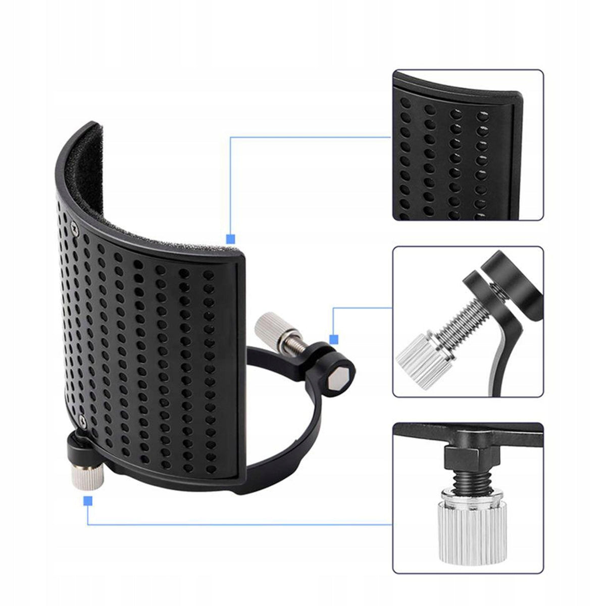 Microphone Filter with 3pcs Adapter Ring Microphone Windscreen Cover Manufacturer code 00478017178