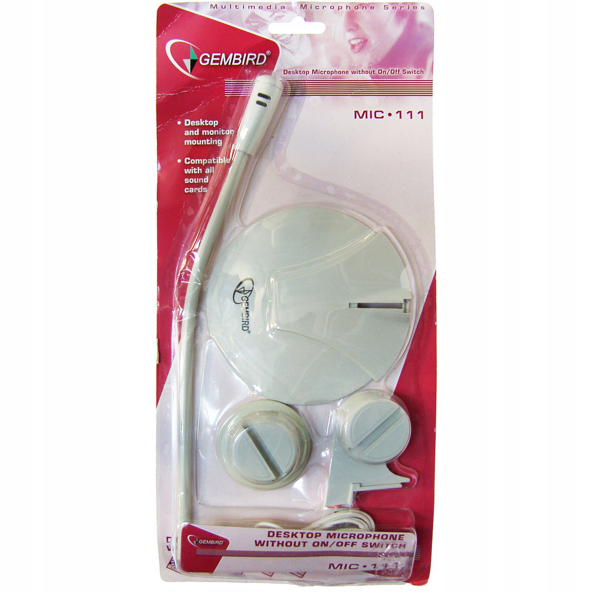 Microphone GEMBIRD MIC 111 blister 100% OK 2bA
