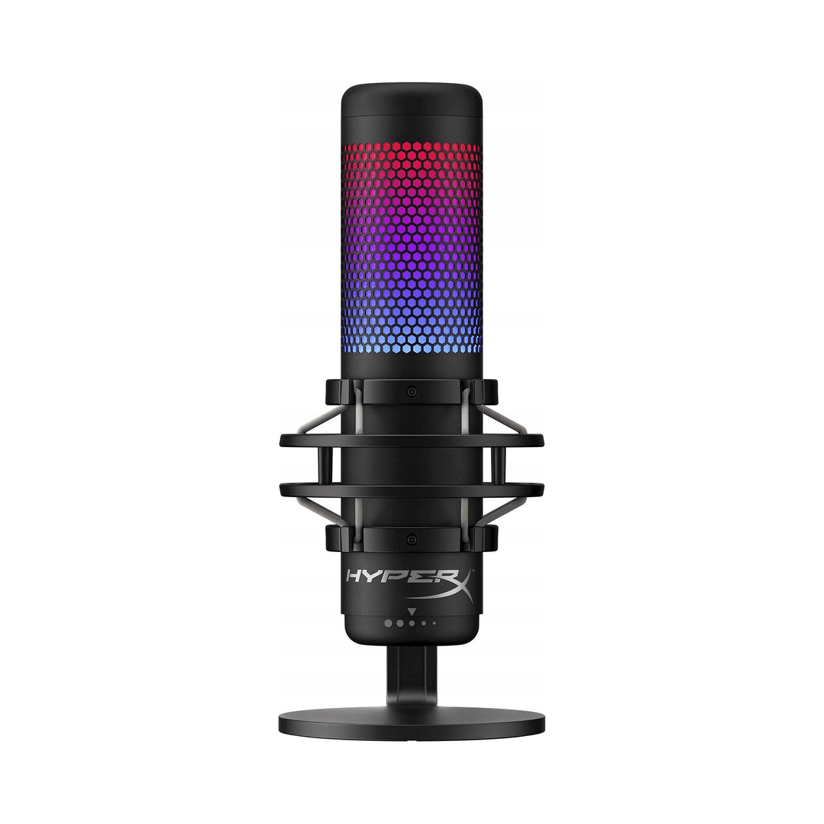 Microphone HyperX Quadcast S suspension anti-shock LED backlight
