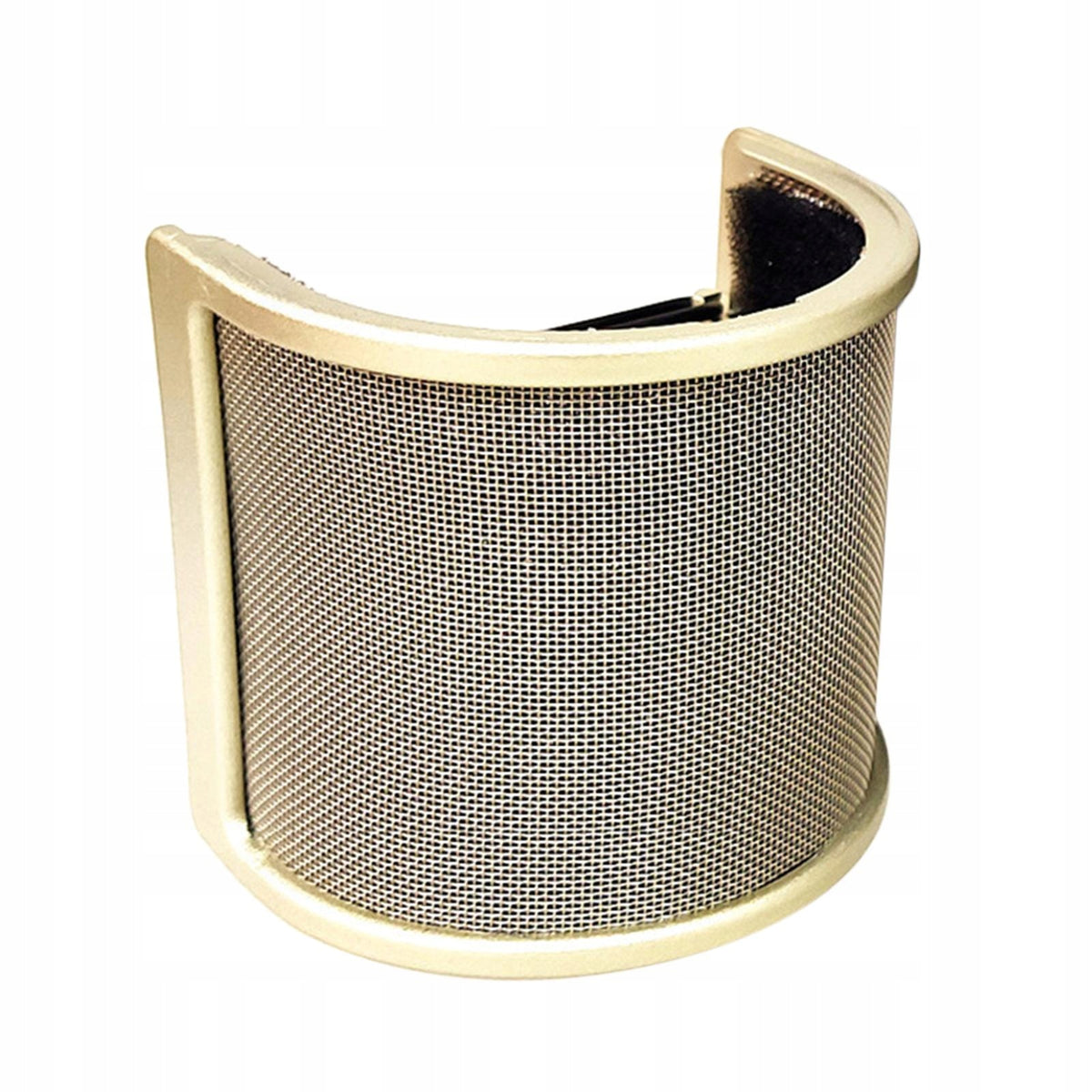 Microphone Pop Shield Windscreen Stable Structure Aureate with Cotton