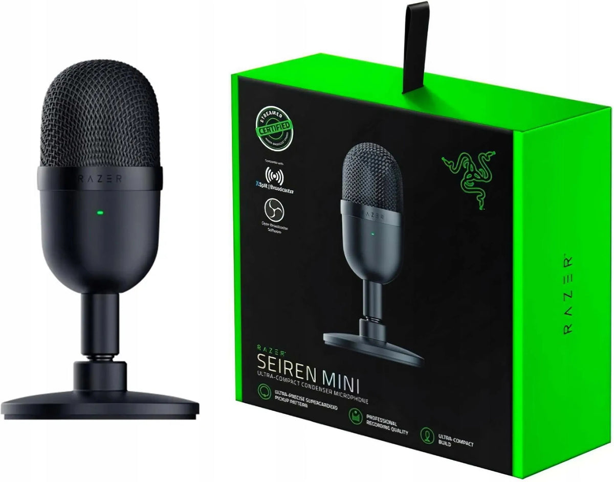 Microphone Razer Seiren Mini Compact Black Packaging status original