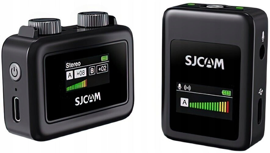 Microphone Set SJCAM M1 Black Connectivity wireless