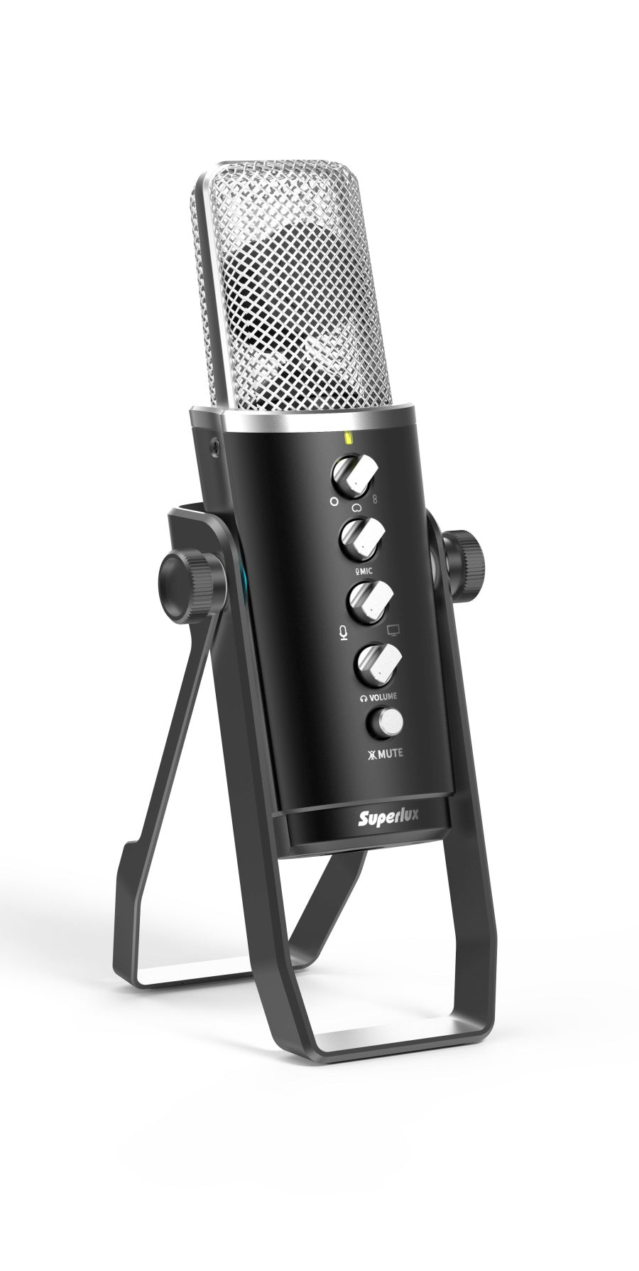 Microphone Superlux E431U, capacitive with USB connector 2 x capsule 14mm