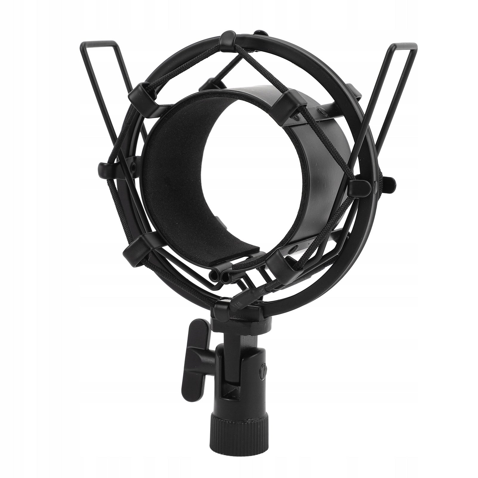 Microphone shock absorber attachment clip, microphone anti-vibration holder