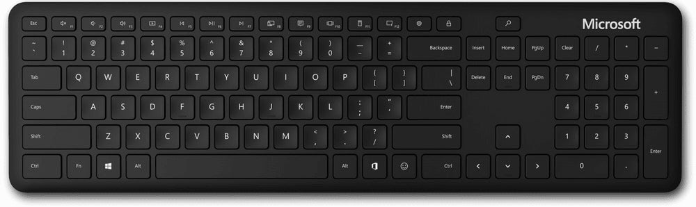 Microsoft Bluetooth Keyboard, černá, US (PC) Color black