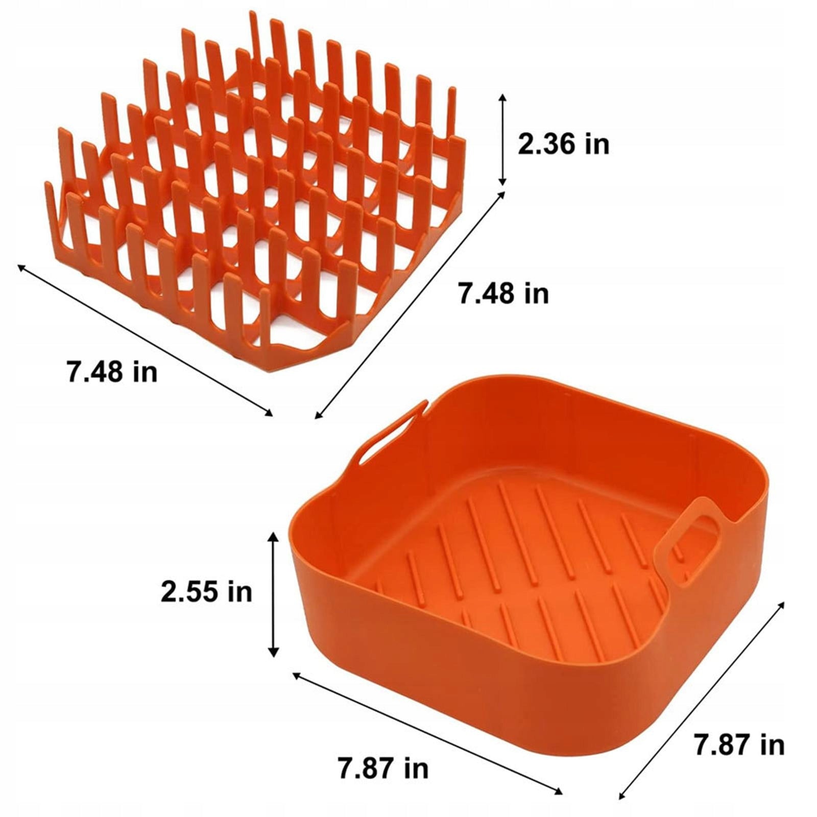 Microwave Cooker Silicone Cooking Accessory Reusable Bacon Rack and Tray Packaging status original