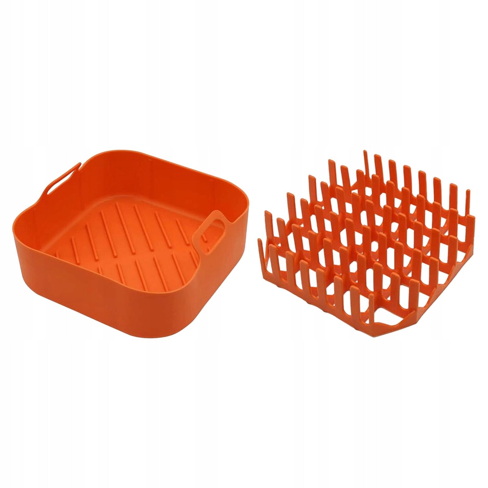 Microwave Cooker Silicone for Oven for Air Fryer Bacon Rack and Tray Packaging status original