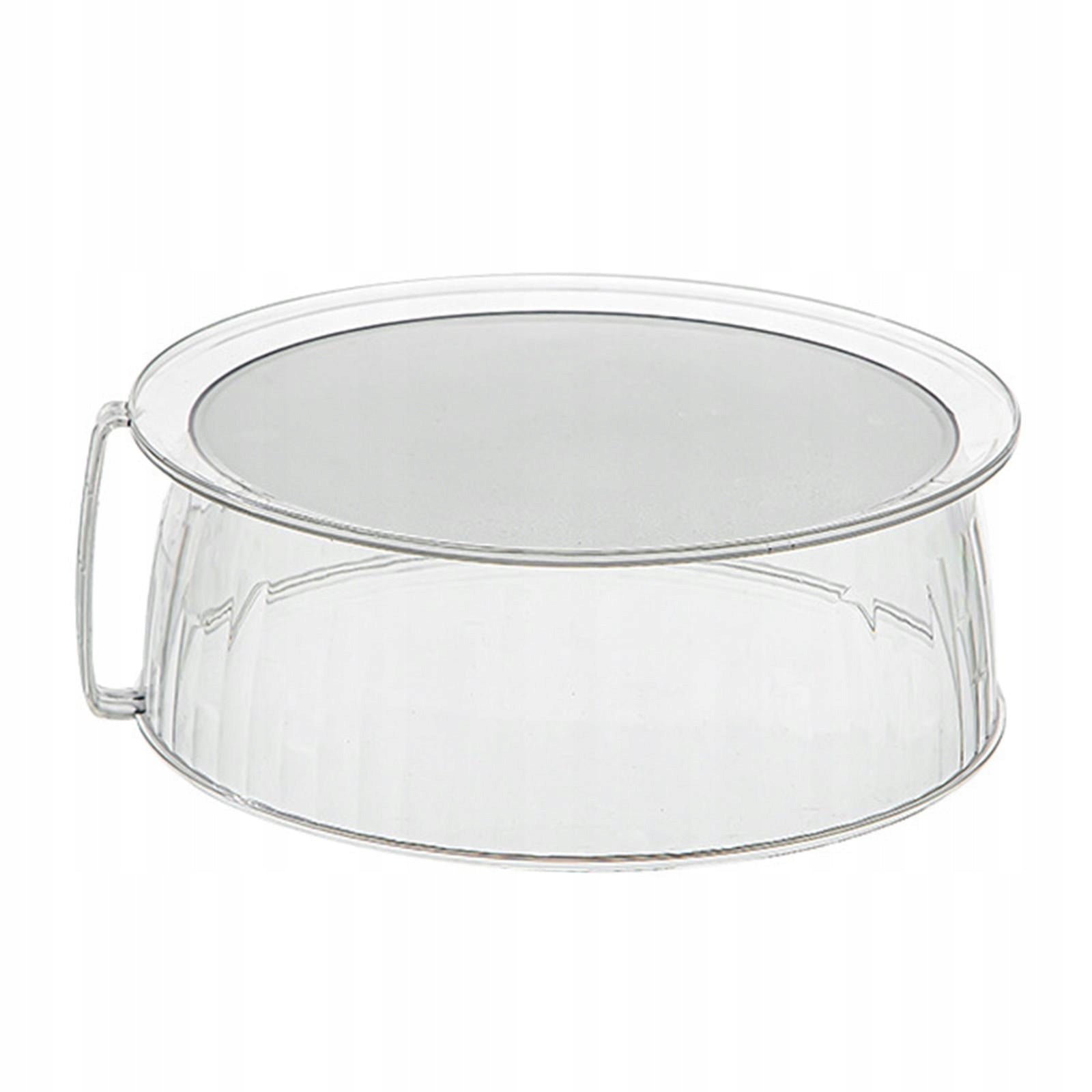 Microwave Food Cover Clear Comfortable to Use with Handle 10" Lightweight Brand no brand