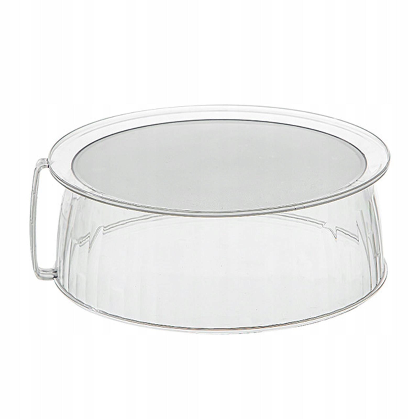 Microwave Food Cover Clear Comfortable to Use with Handle 10" Lightweight Packaging status original