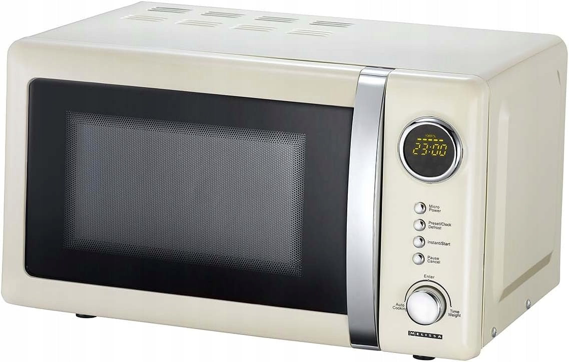 Microwave Melissa Classico Retro cream freestanding 20L 700W