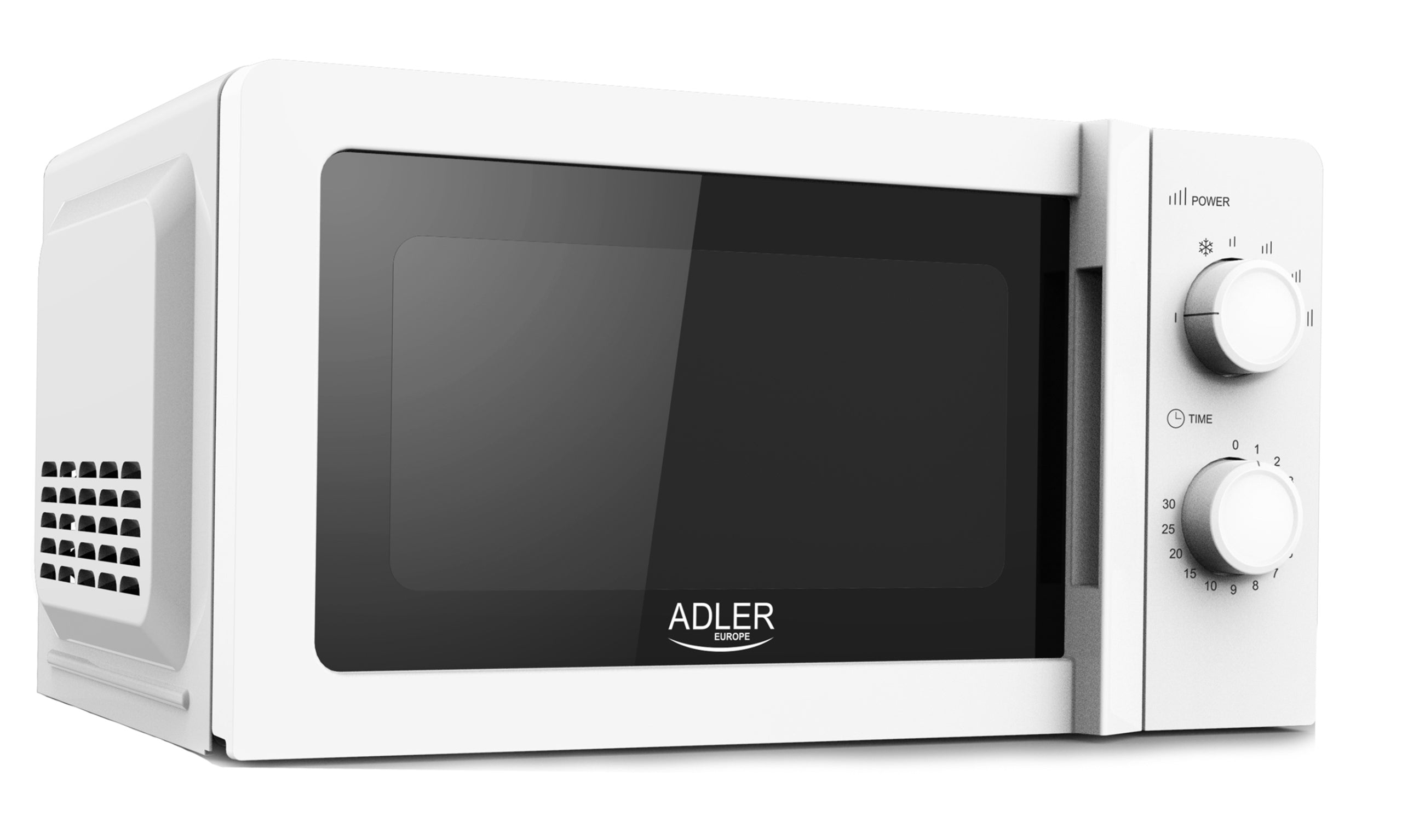 Microwave Oven 20L 700W Defrosting and 5 Power Levels Rotary Plate Brand ADLER
