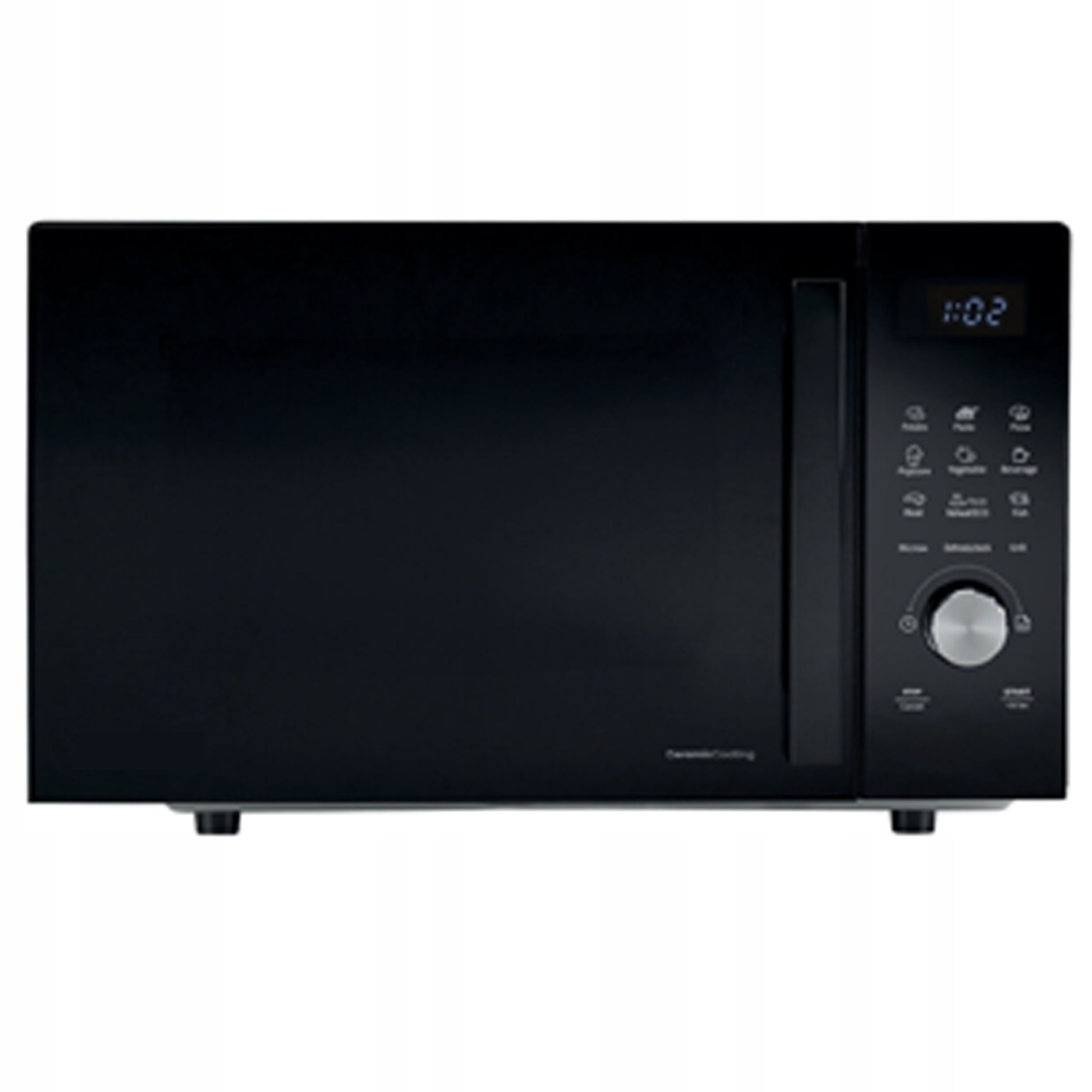 Microwave Oven 23L Black 800W Defrosting Grill 1000W