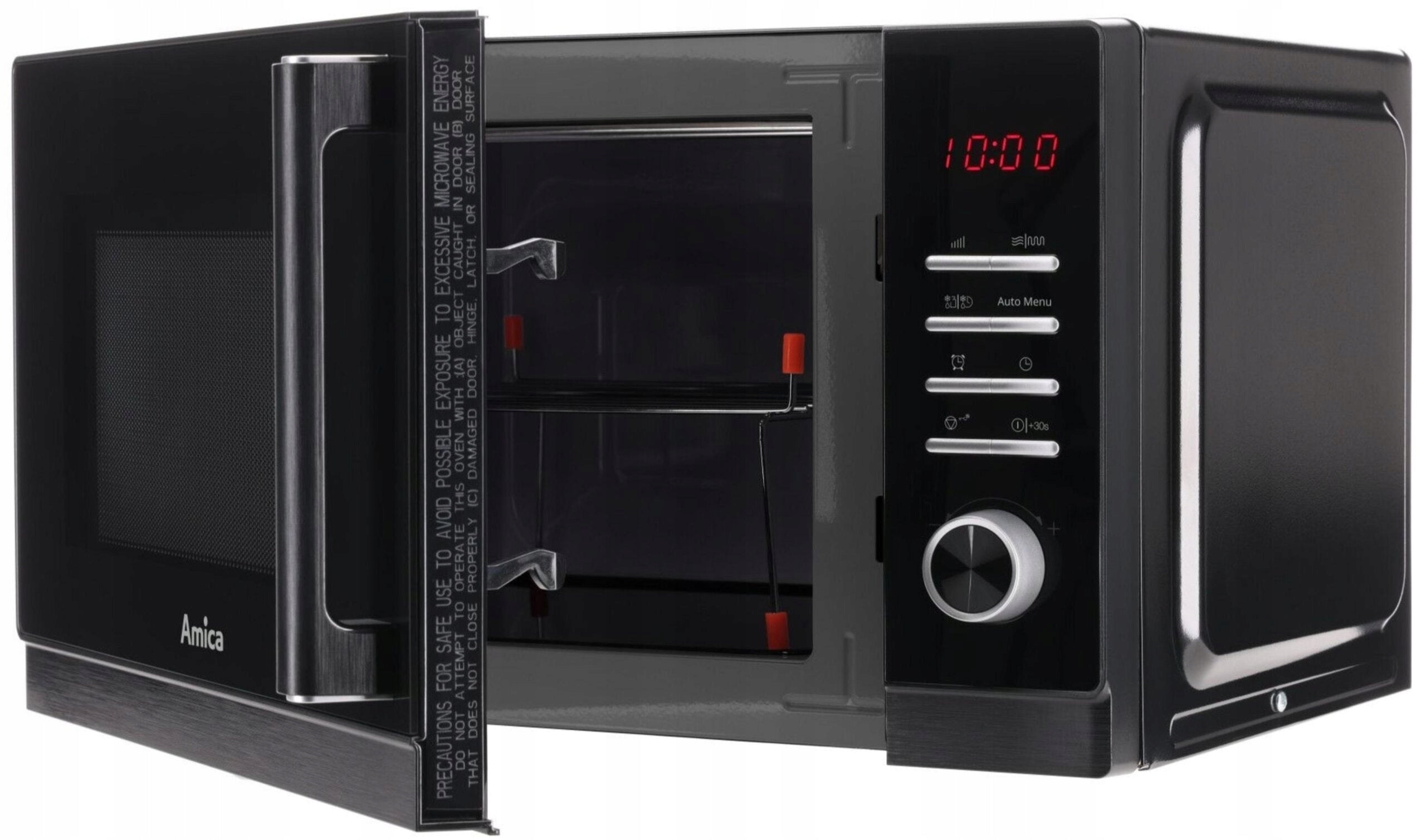Microwave Oven AMICA AMMF23E1GFB 1250W Plateless 23L Black Dominant color black