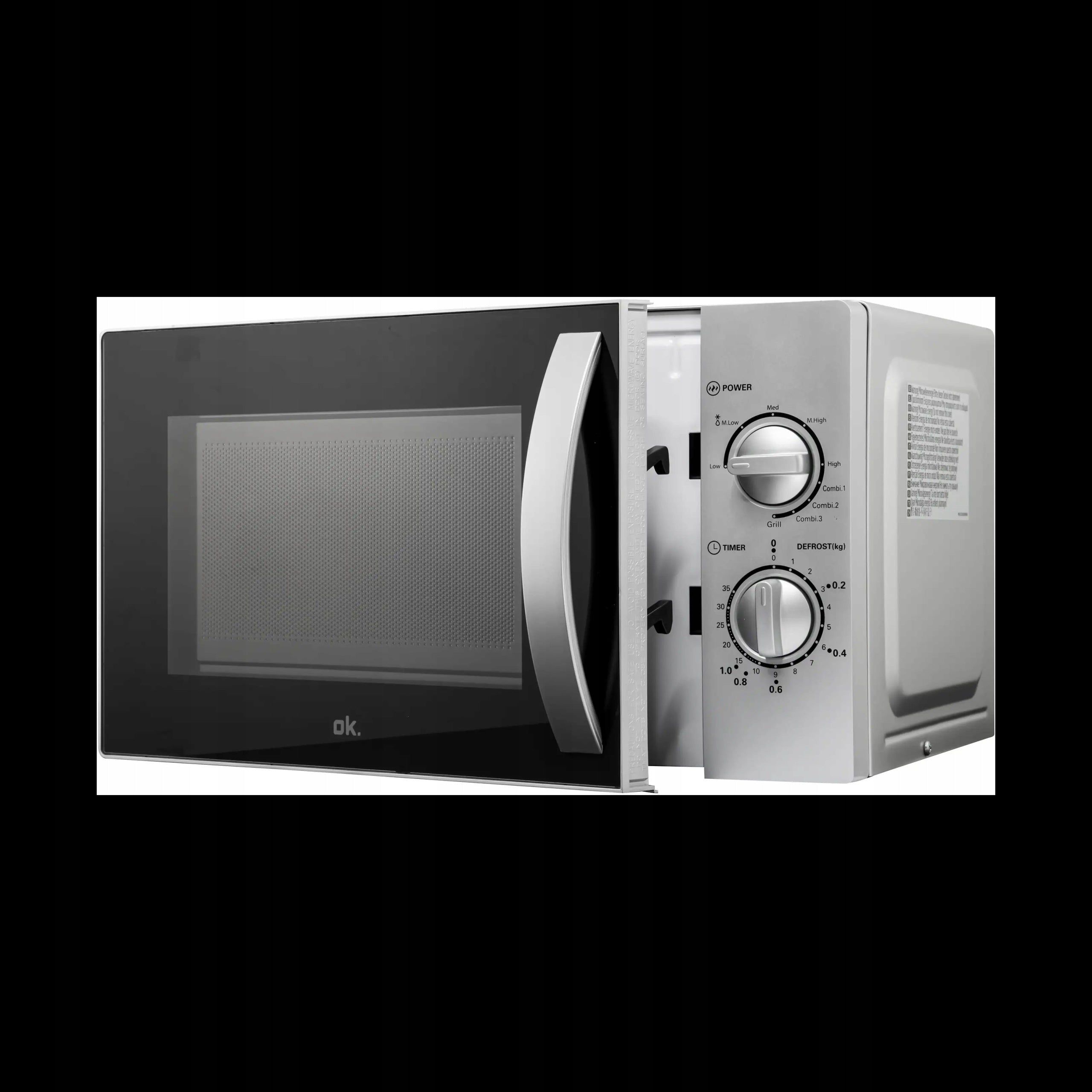 Microwave Oven OK OMW 2221S 20 L 700 W Grill 1000 W Silver Manufacturer code OMW 2221S