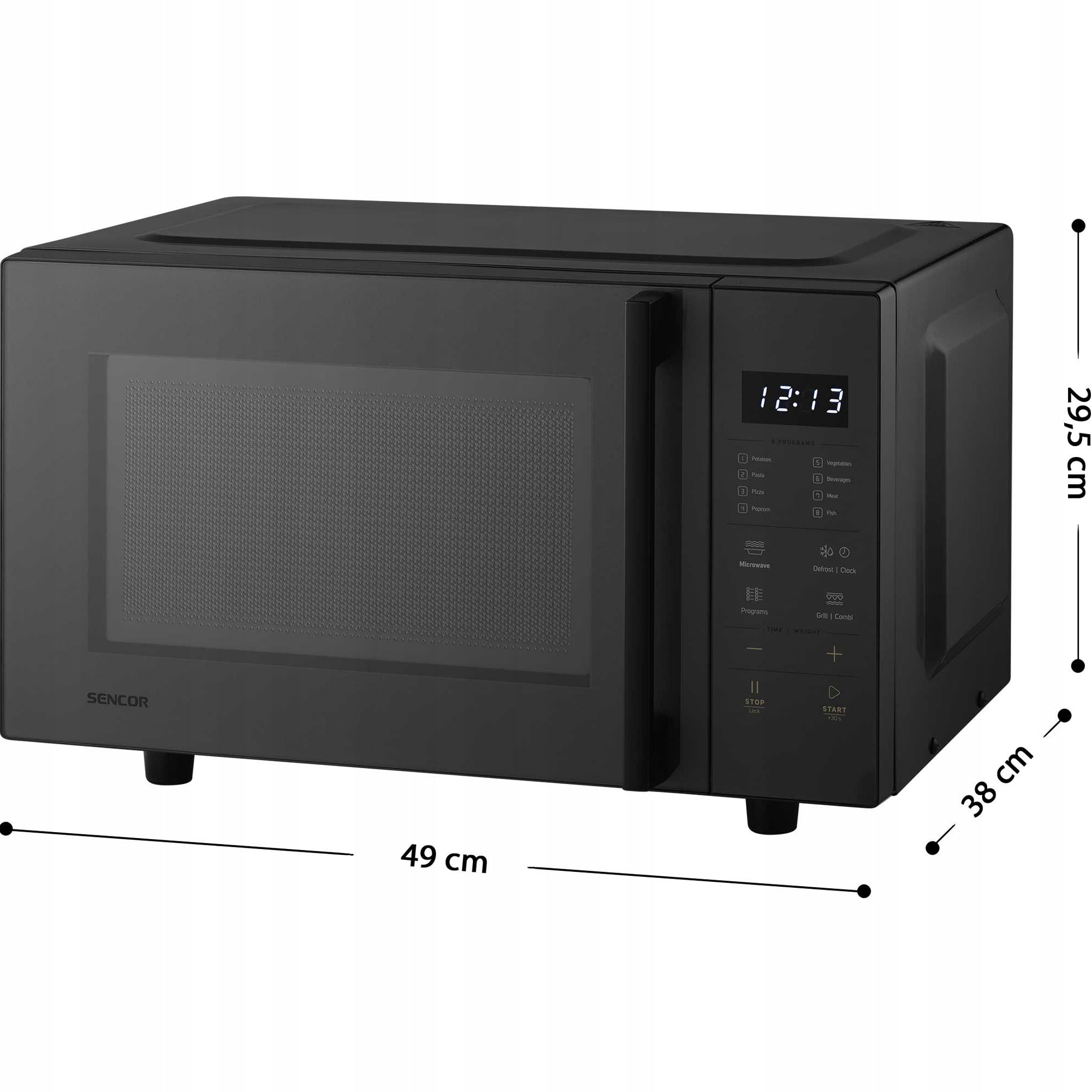 Microwave Oven Plateless Sencor Grill 1000W 23 liters Manufacturer code 8590669386499