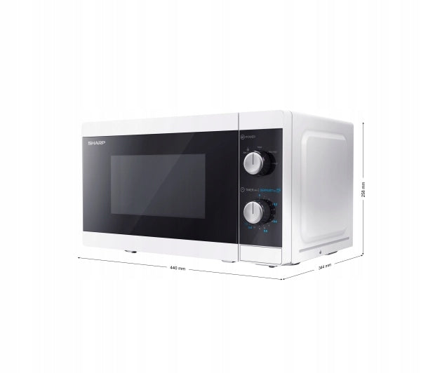 Microwave Oven Sharp YCMS01EW 20L Black and White Manufacturer code YCMS01EW