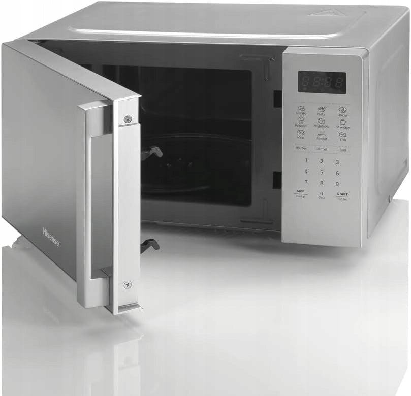 Microwave Oven with Grill Hisense H20MOMS4HG 20L 700W Silver Model H20MOMS4HG