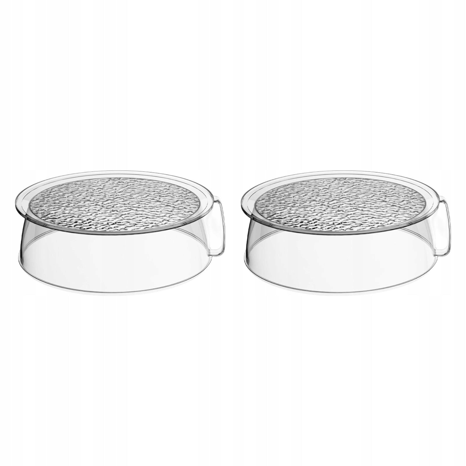 Microwave Splatter Cover Insulated with Grip Handle Fruit Container Bowl Packaging status original