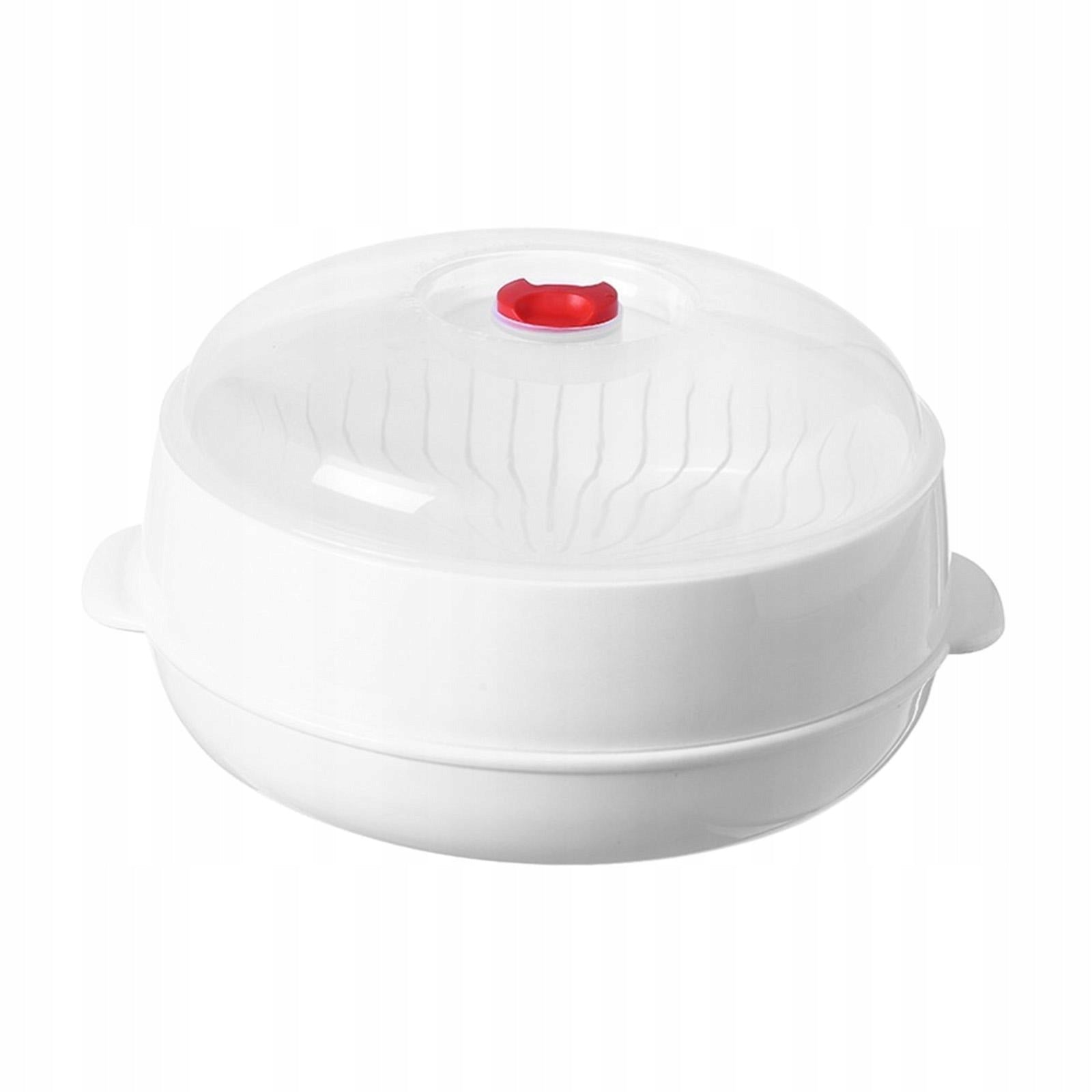 Microwave Steamer High Temperature Resistant Steaming Utensil Food round