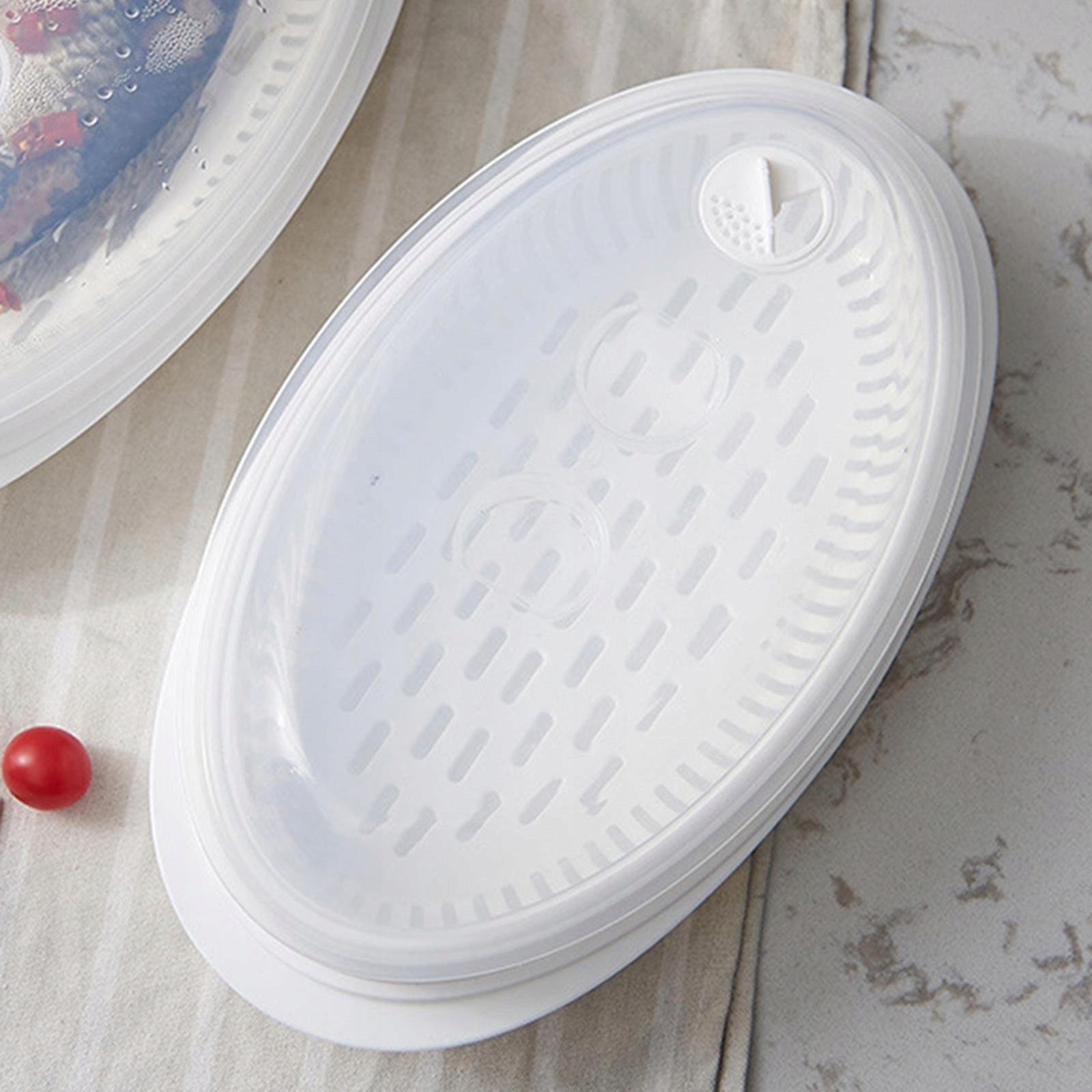 Microwave Steamer Kitchen Removable Strainer Food with Vented Lid Cookware Brand no brand