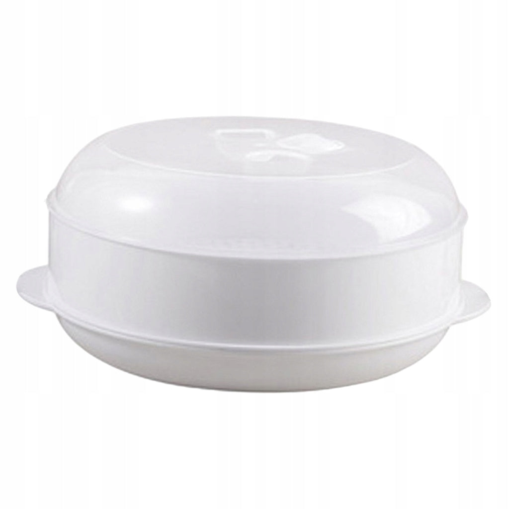 Microwave Steamer Round Food Steamer BPA Free Heating Steamer with S 1 Tier