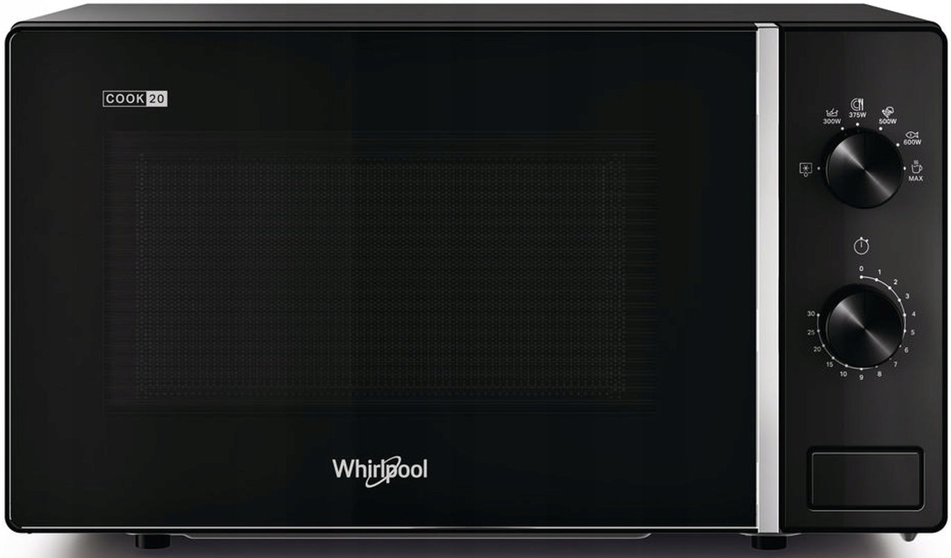 Microwave Whirlpool MWP 101B 20l 700W Rotary Plate Black