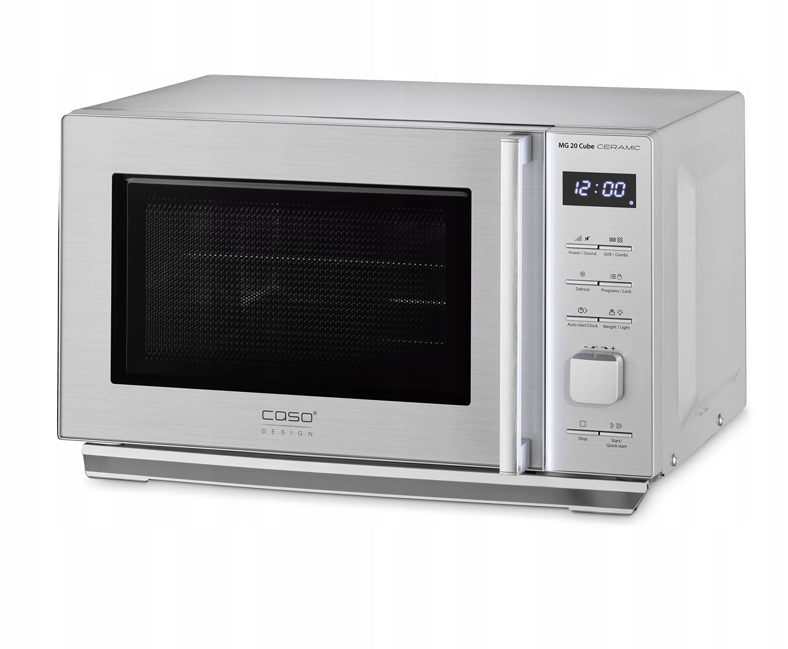 Microwave oven 20 l 800W with grill Caso MG 20 Cube Ceramic