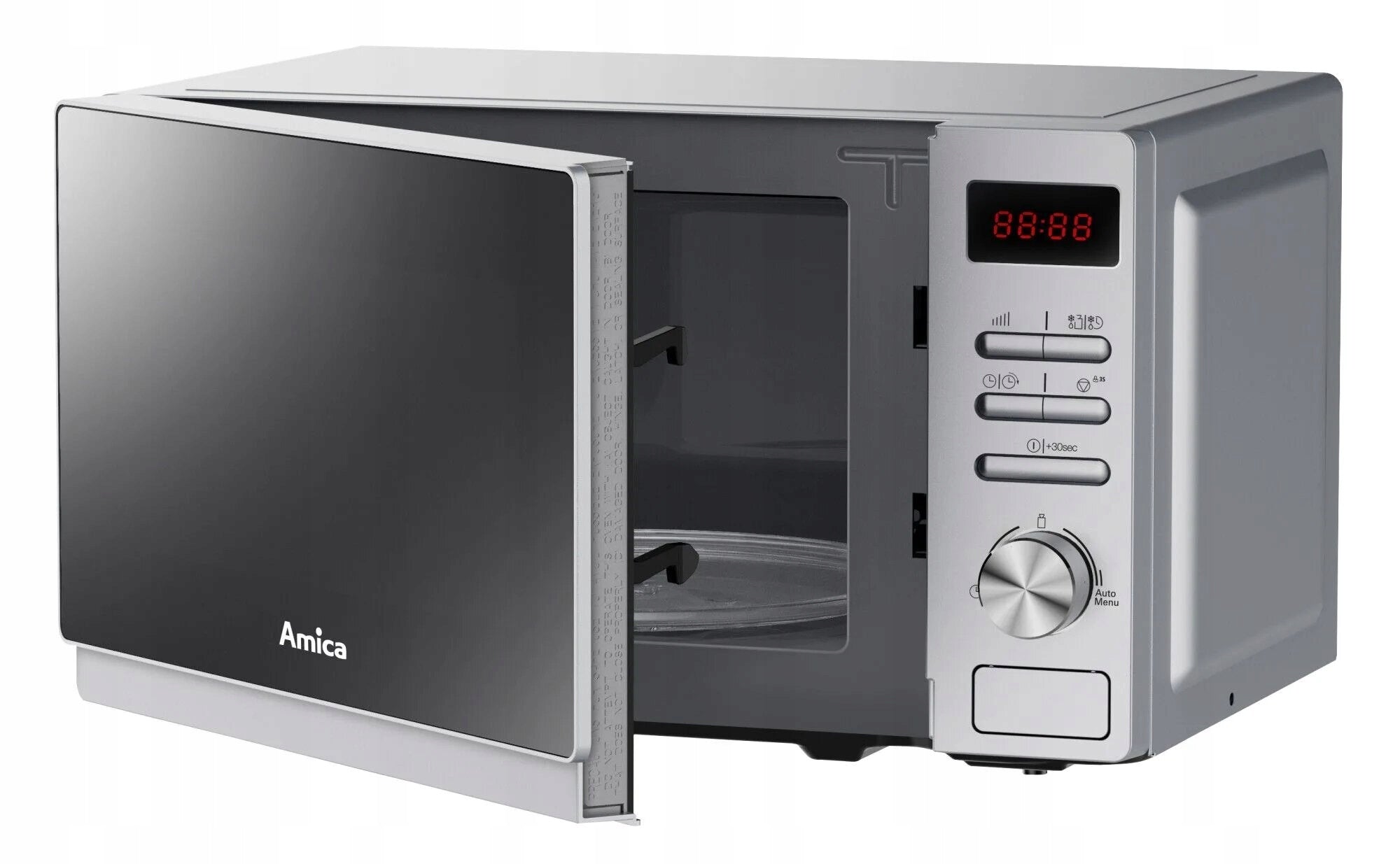 Microwave oven AMICA AMMF20E2S Cooking features defrosting heating