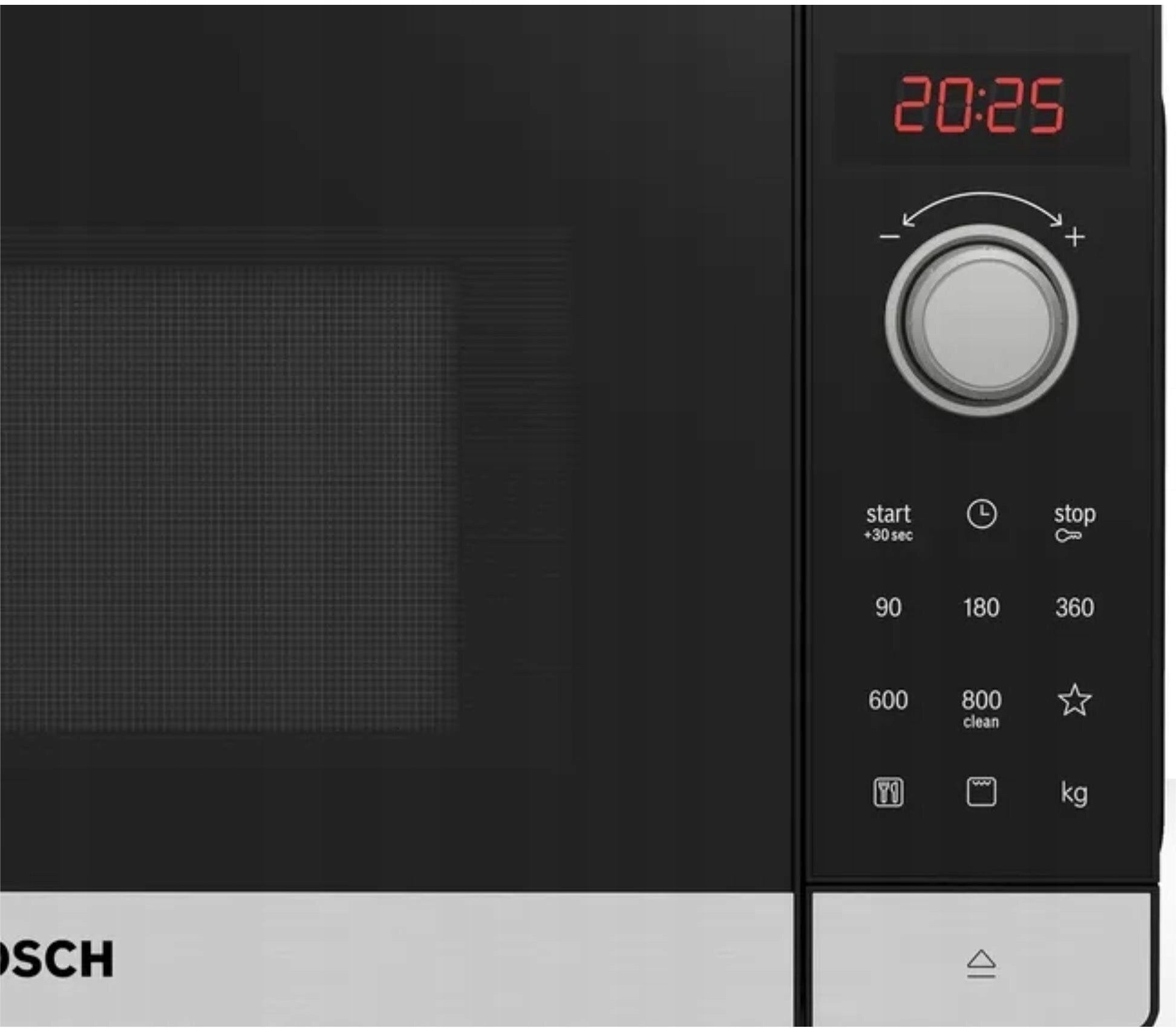 Microwave oven BOSCH FEL023MS2 800W 27 cm 20L Grill Black and silver Brand Bosch