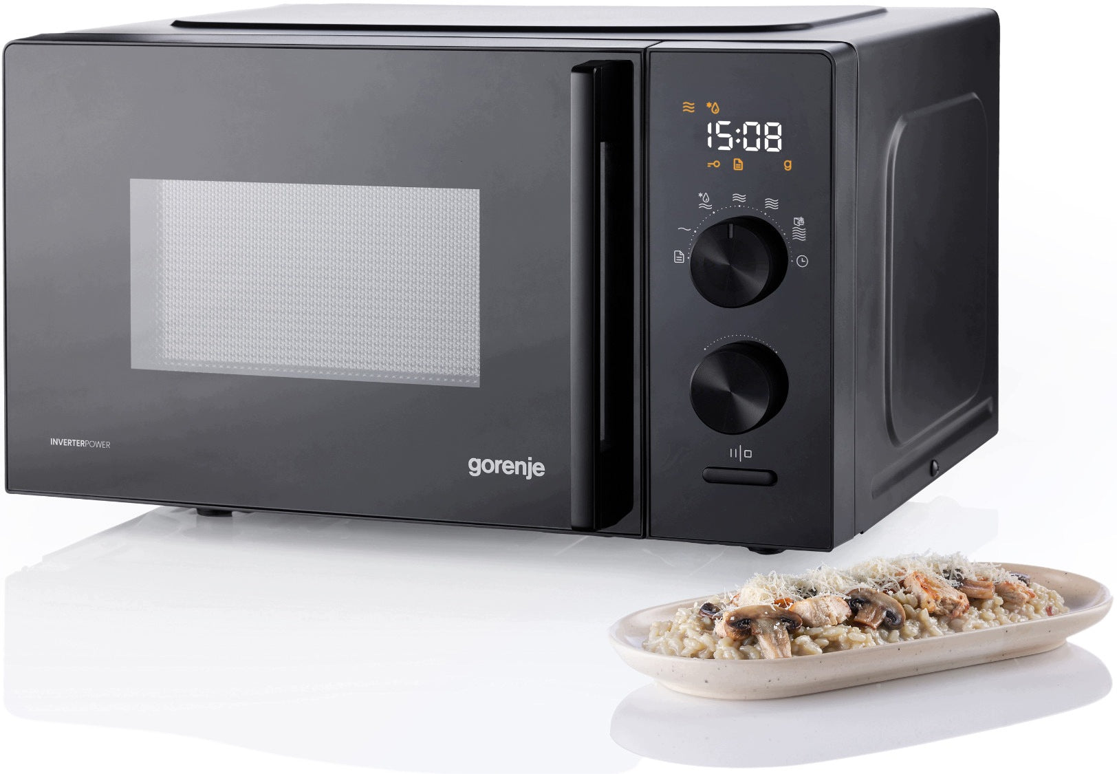 Microwave oven Gorenje MO20AE1B5 800W AquaClean Timer 20l
