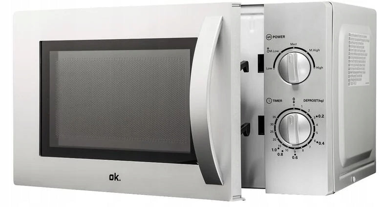 Microwave oven OK. OMW 1231 S BU Silver Packaging status original