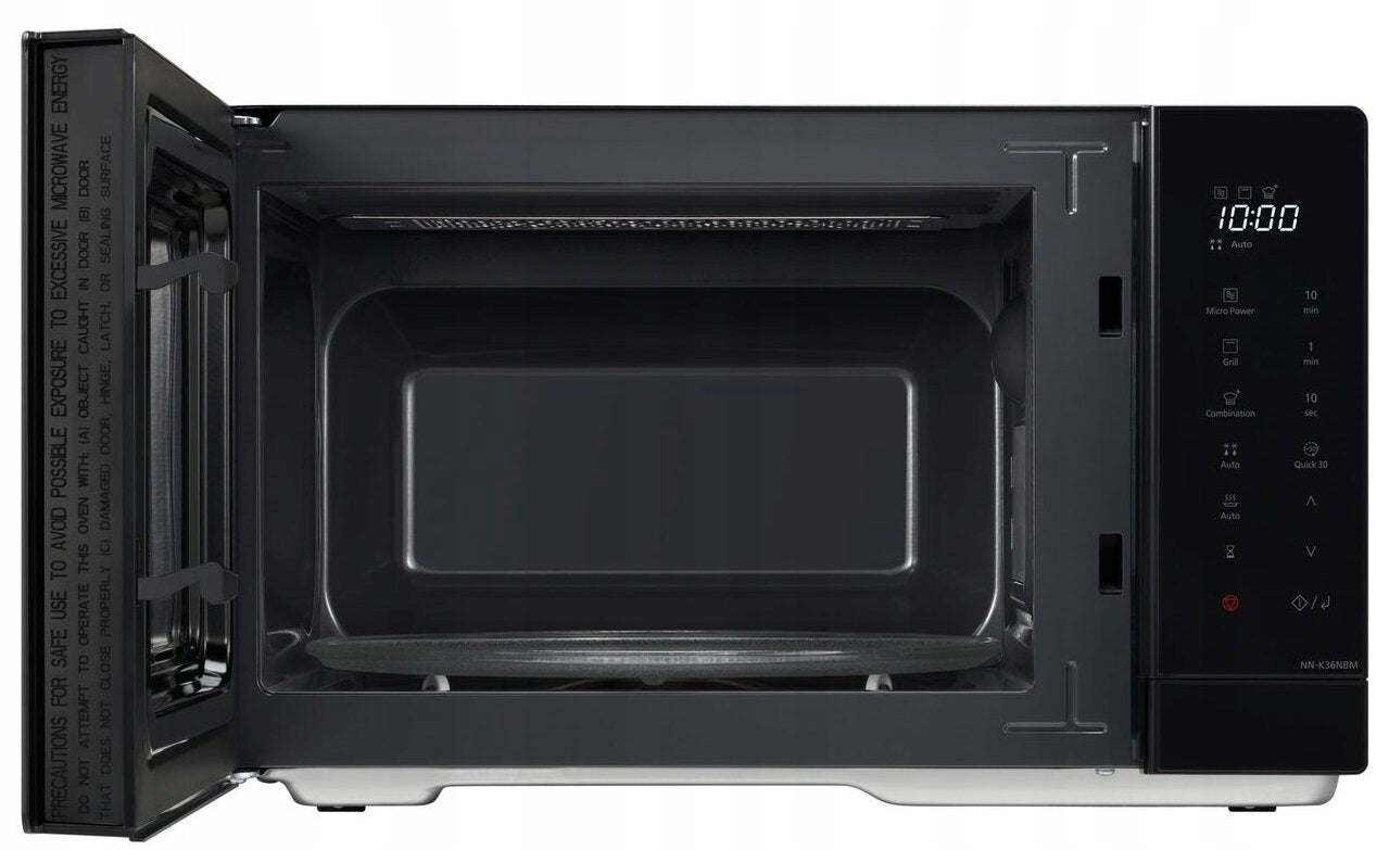 Microwave oven PANASONIC NN-K36NBMEPG Cooking features barbecue defrosting heating