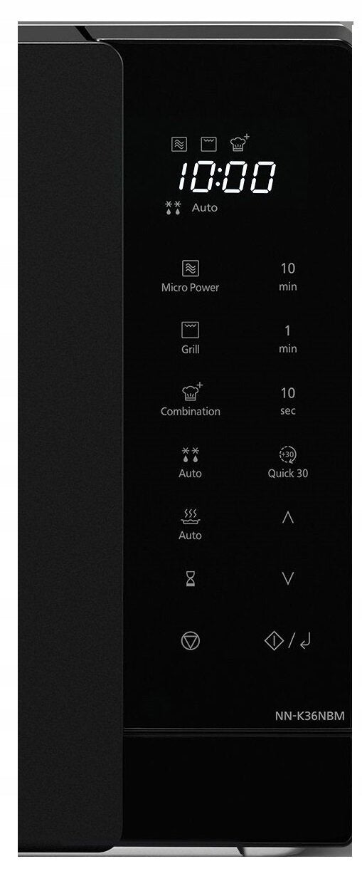 Microwave oven PANASONIC NN-K36NBMEPG Dominant color black