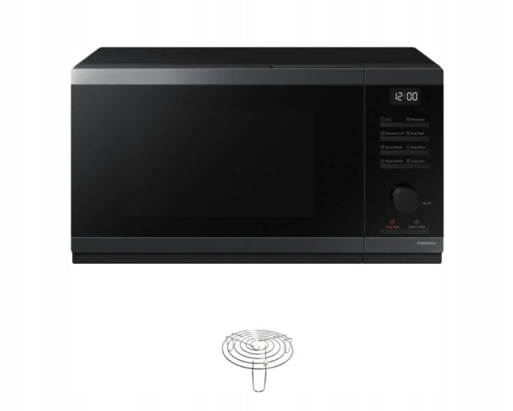 Microwave oven with grill SAMSUNG MG23DG4524AGE2 Graphite steel 23l 80