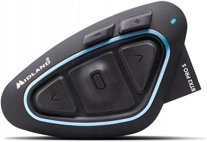 Midland BTX2 Pro S Single C1414.04 Intercom Motorcycle Bluetooth IPX6 Manufacturer Midland