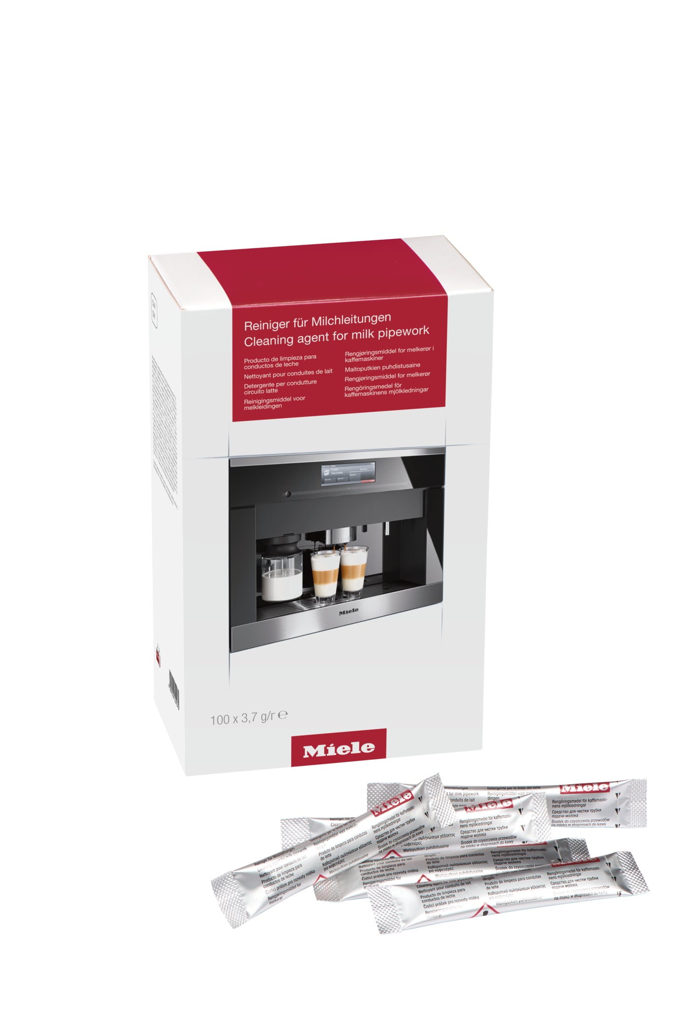 Miele for cleaning the milk system 100x