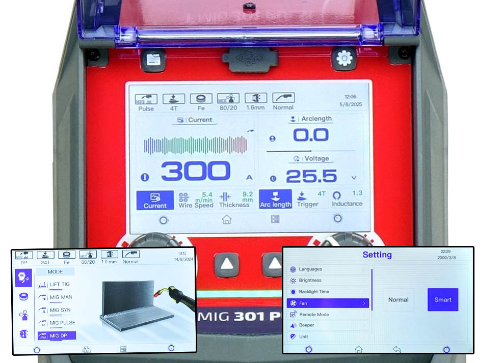 Migomat 300A MIG MMA TIG Ideal EXPERT MIG 301 Synergy Pulse Manufacturer code EXMIG301P