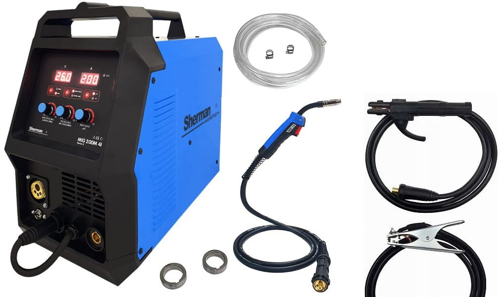 Migomat 3in1 inverter MIG 200M 4R Sherman soldering machine