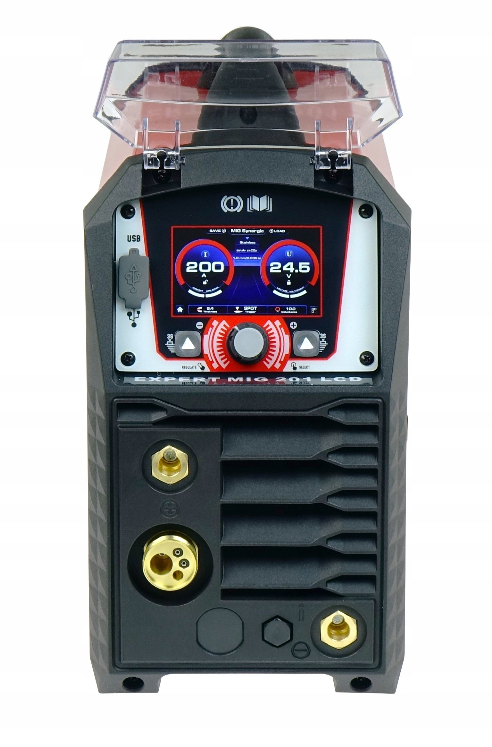 Migomat Inverter MIG MAG 200A MMA TIG Ideal Expert MIG 201 LCD Packaging status original