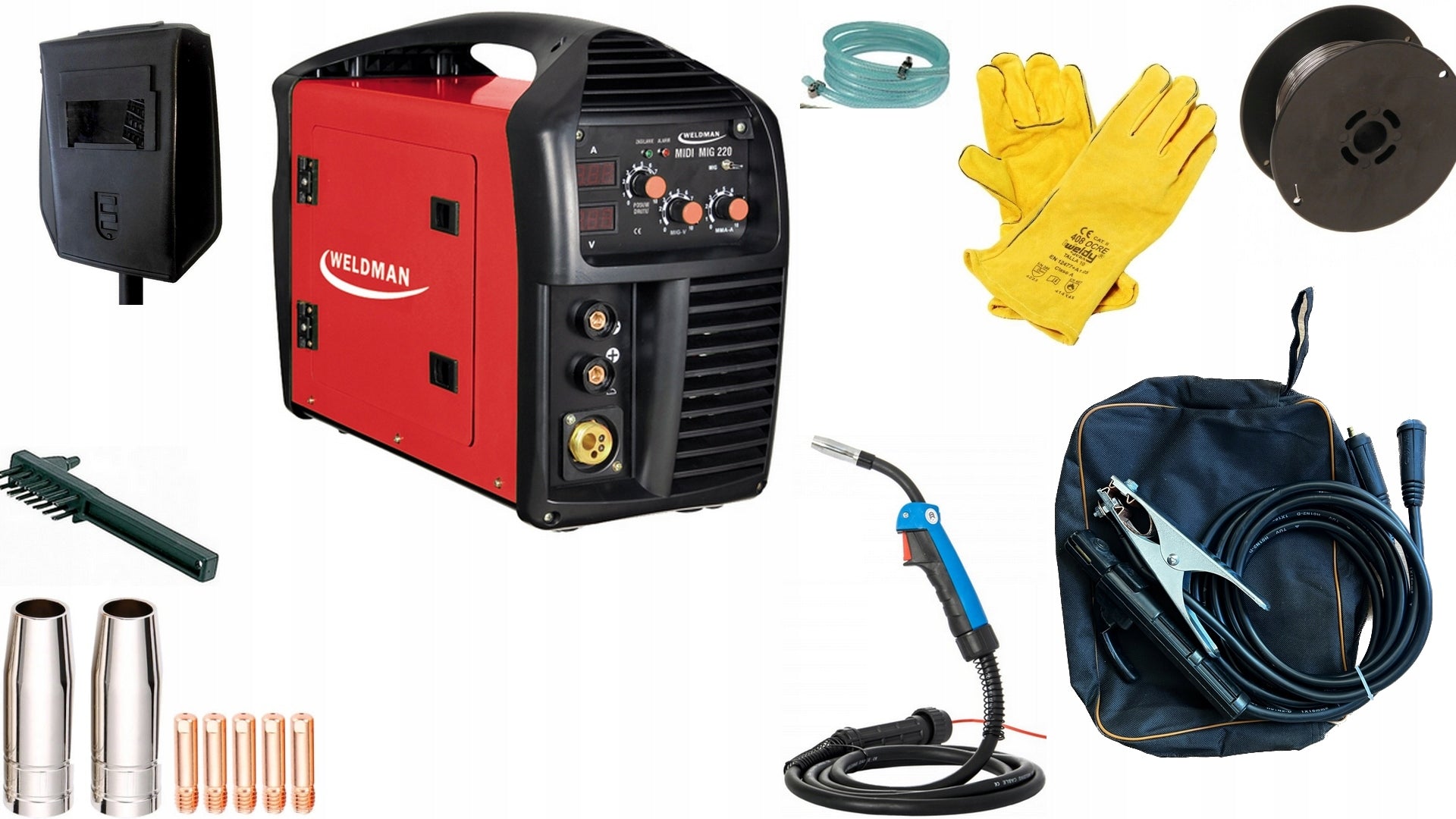 @Migomat MIDI MIG 220 WELDMAN MIGFLUX welding machine