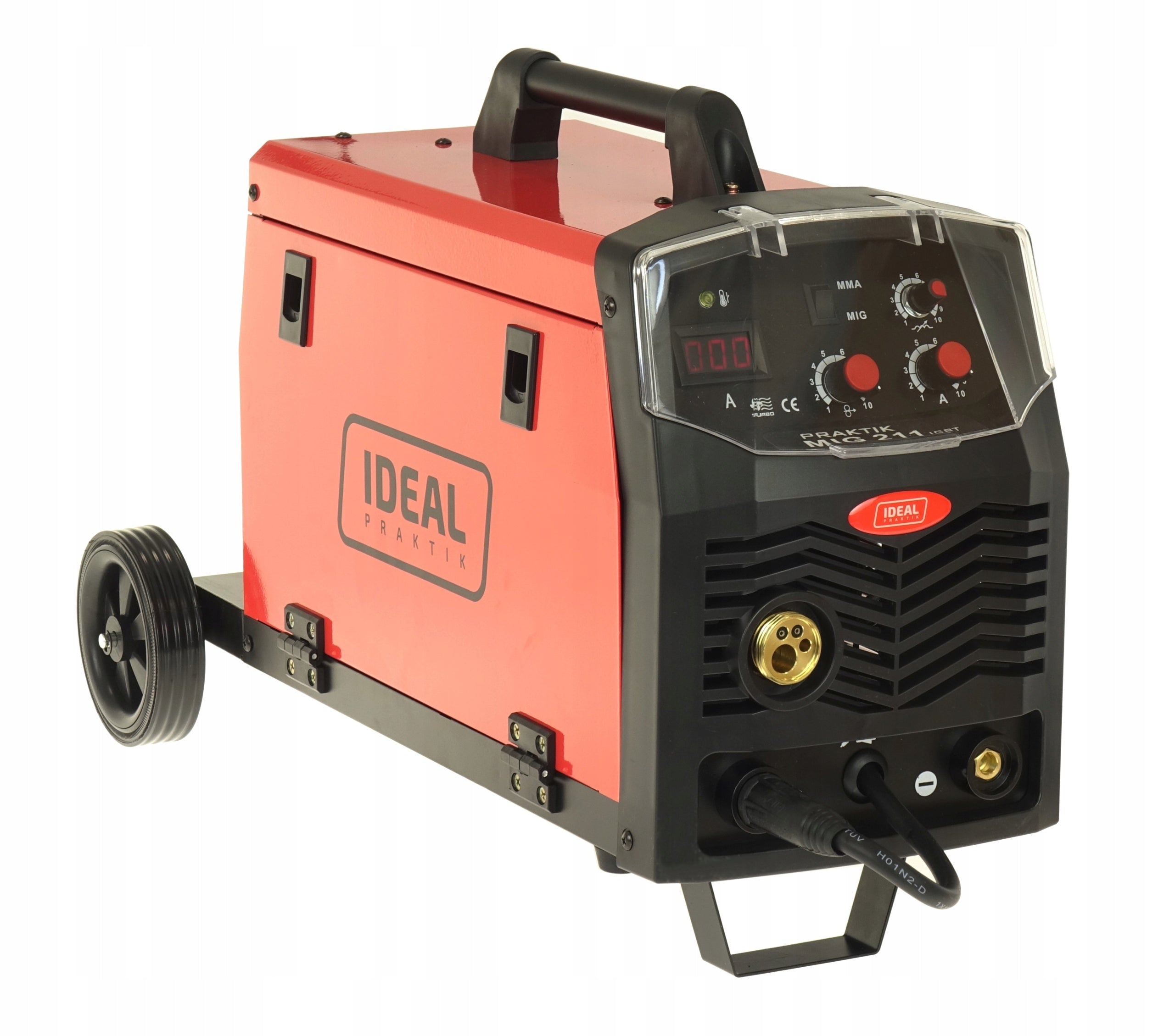 Migomat MIG/MAG MMA inverter welder 200A Ideal Praktik MIG 211 Set Brand IDEAL